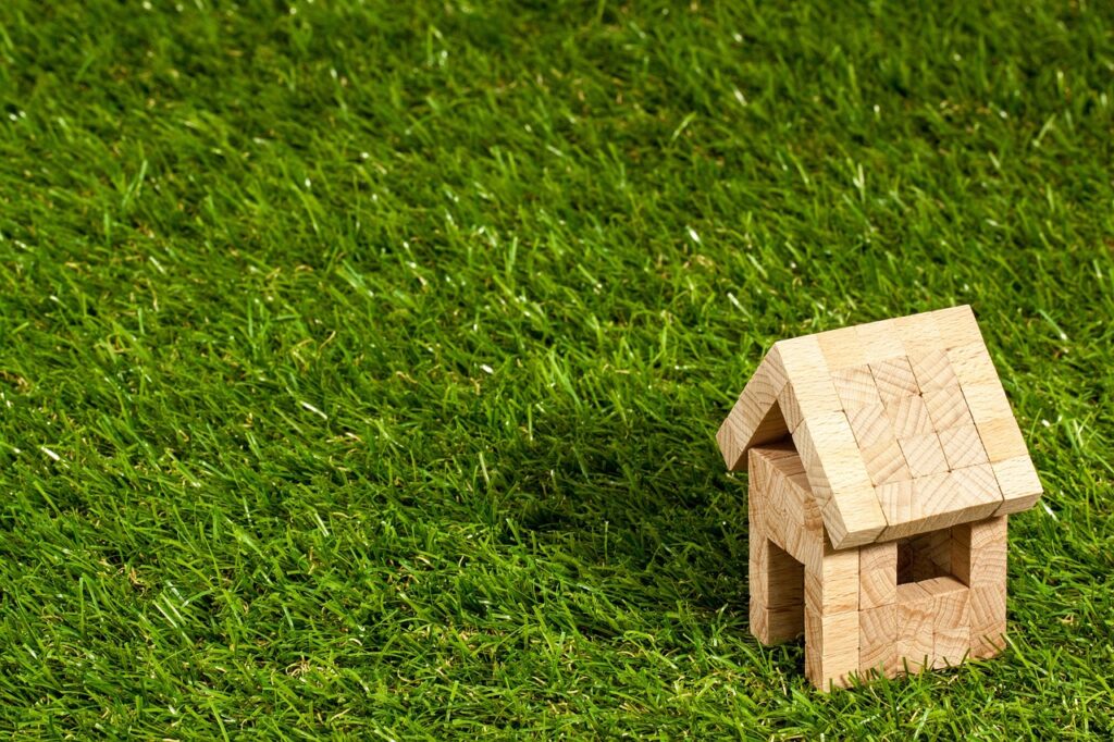 house, structure, real estate, concept, nature, building, residential, architecture, roof, wooden house, hut, log cabin, grass, meadow, artificial turf, property, rent, lease, loan, investment, mortgage, apartments for rent